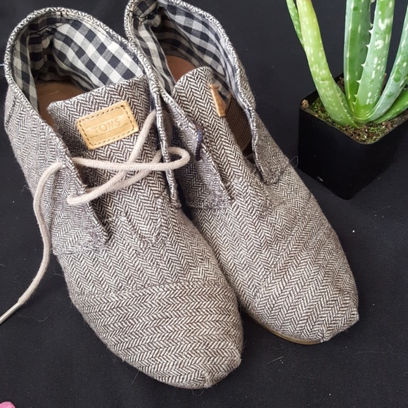 TOMS wedged booties! Y2K vintage - Picture 4 of 4